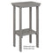 Berlin Gardens Rectangle End Table Bar Height