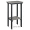 Berlin Gardens Rectangle End Table Bar Height