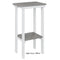 Berlin Gardens Rectangle End Table Bar Height