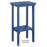 Berlin Gardens Rectangle End Table Bar Height