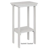 Berlin Gardens Rectangle End Table Bar Height