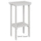 Berlin Gardens Rectangle End Table Bar Height