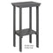 Berlin Gardens Rectangle End Table Bar Height