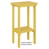 Berlin Gardens Rectangle End Table Bar Height