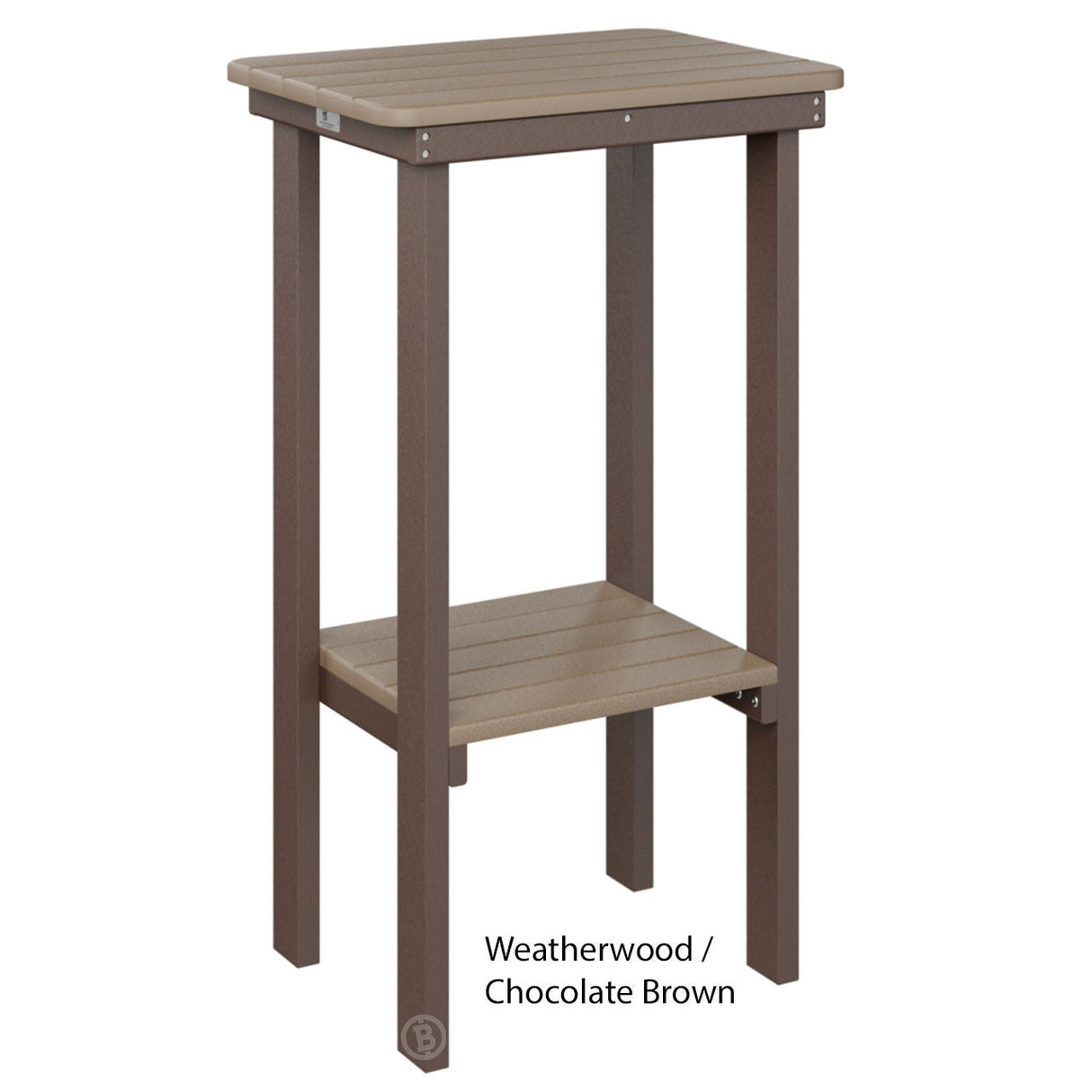 Berlin Gardens Rectangle End Table Bar Height