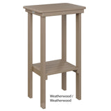Berlin Gardens Rectangle End Table Bar Height