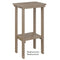 Berlin Gardens Rectangle End Table Bar Height