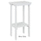 Berlin Gardens Rectangle End Table Bar Height