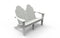 Seaside Casual Adirondack Classic Love Seat