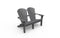 Seaside Casual Adirondack Shellback Love Seat