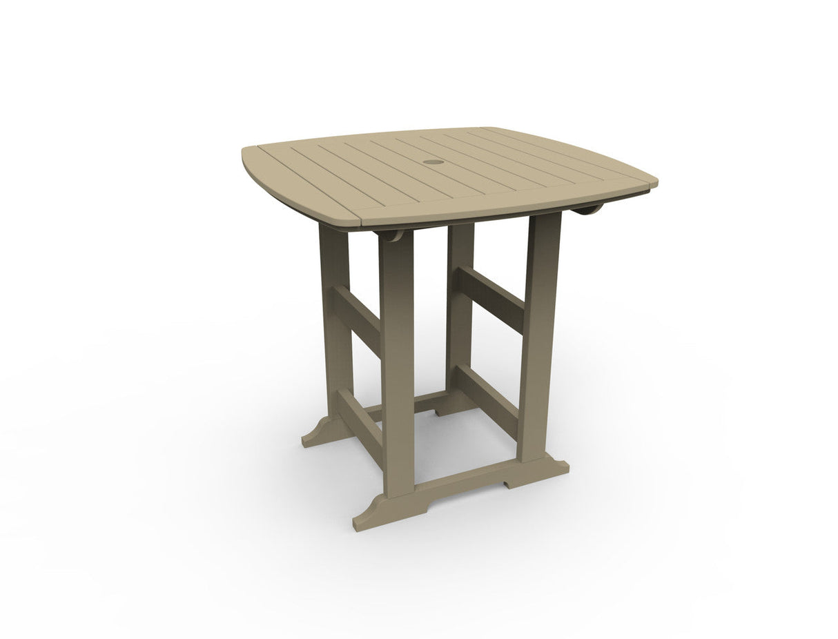 Seaside Casual Portsmouth Bar Table 42 Inch x 42 Inch