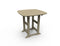 Seaside Casual Portsmouth Bar Table 42 Inch x 42 Inch