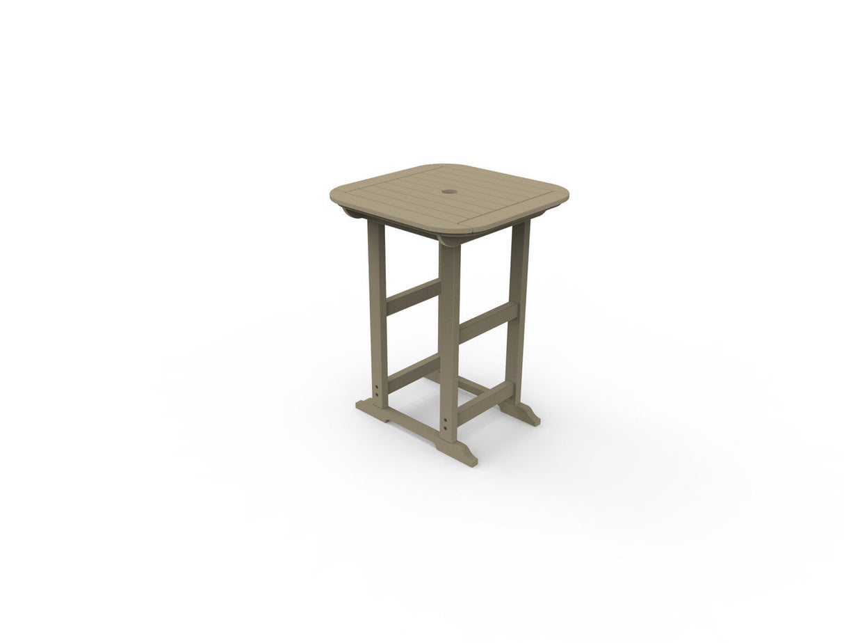 Seaside Casual Portsmouth Bar Table 30 Inch x 30 Inch