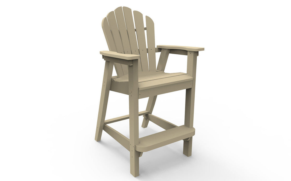 Seaside Casual Adirondack Classic Bar Chair