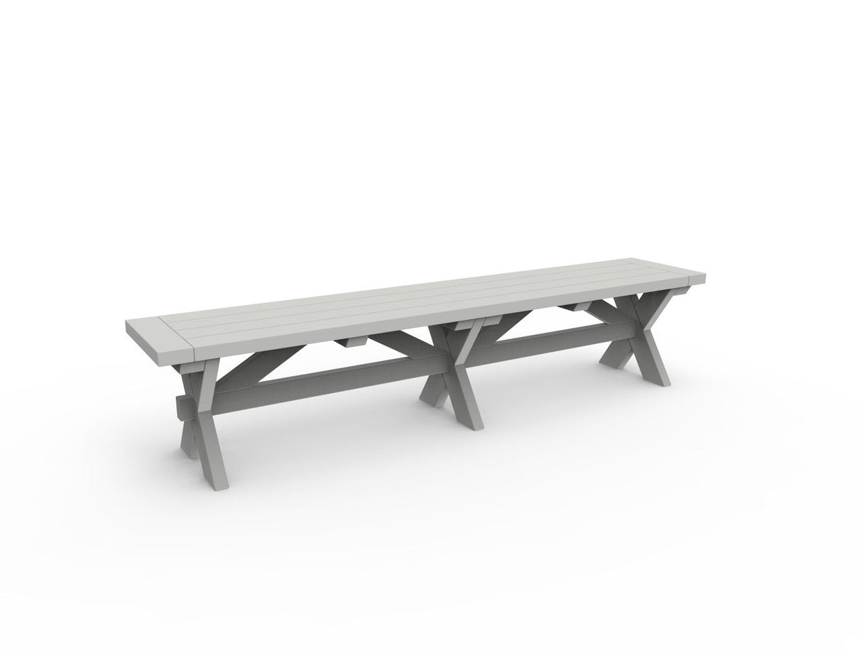 Seaside Casual Sonoma 76 Inch Dining Bench