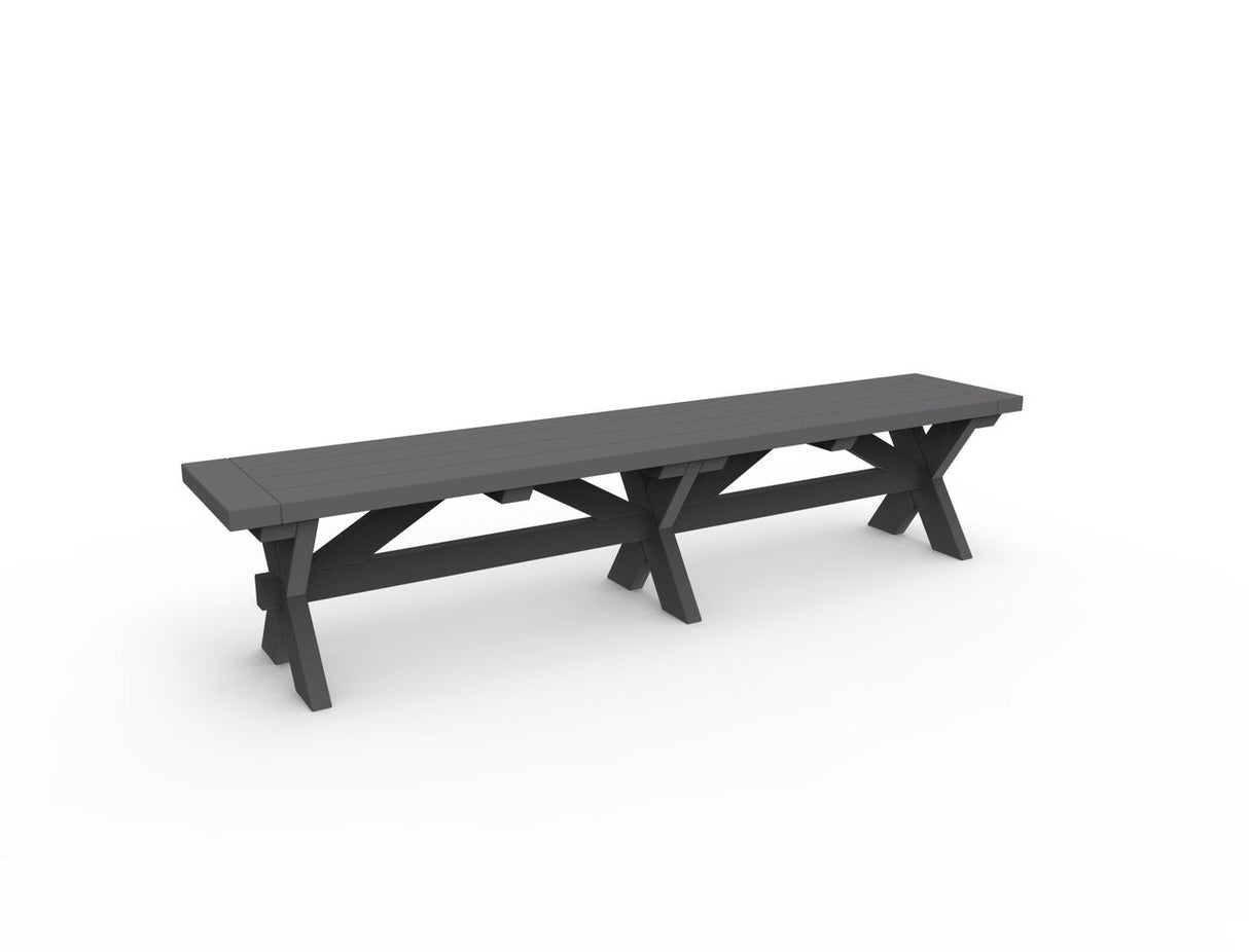 Seaside Casual Sonoma 76 Inch Dining Bench