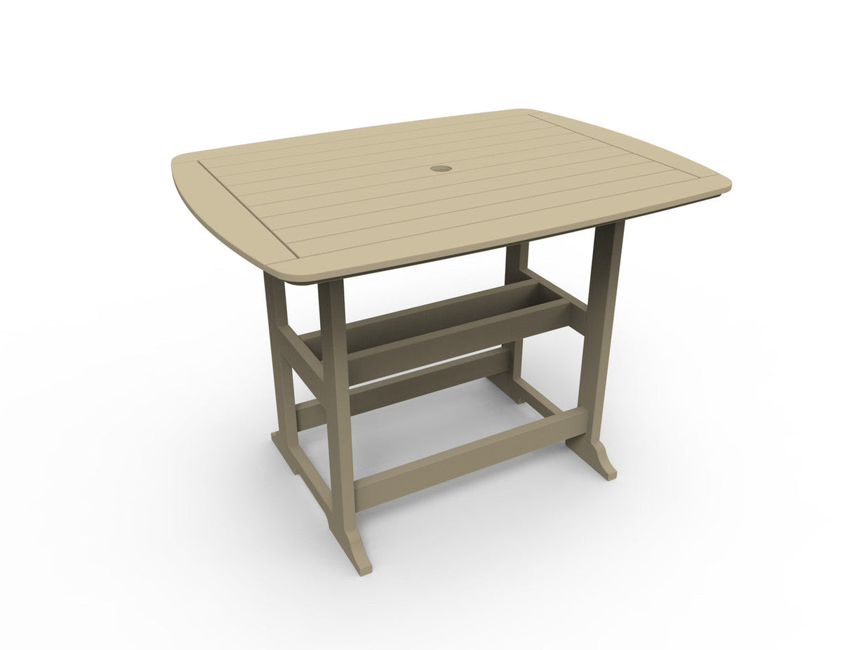 Seaside Casual Portsmouth Bar Table 42 Inch x 56