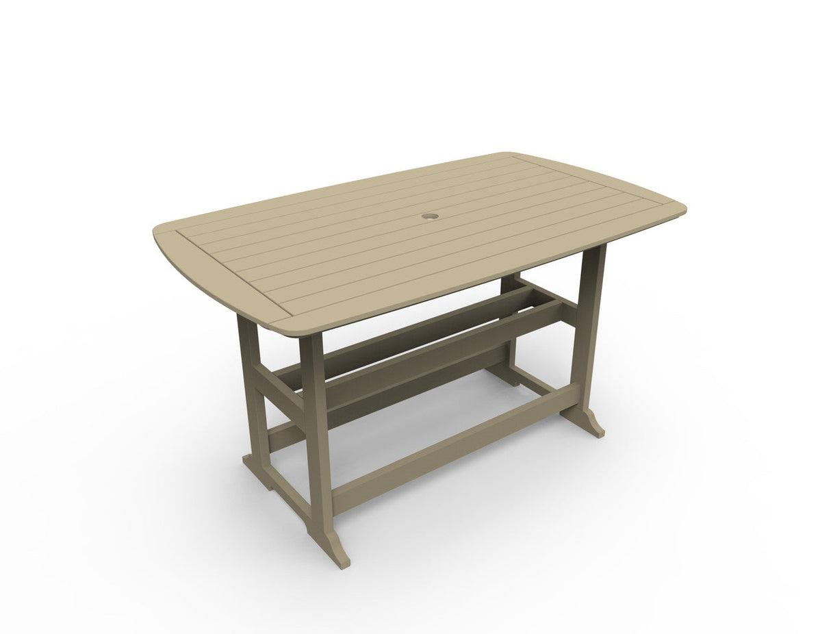 Seaside Casual Portsmouth Bar Table 42 Inch x 72