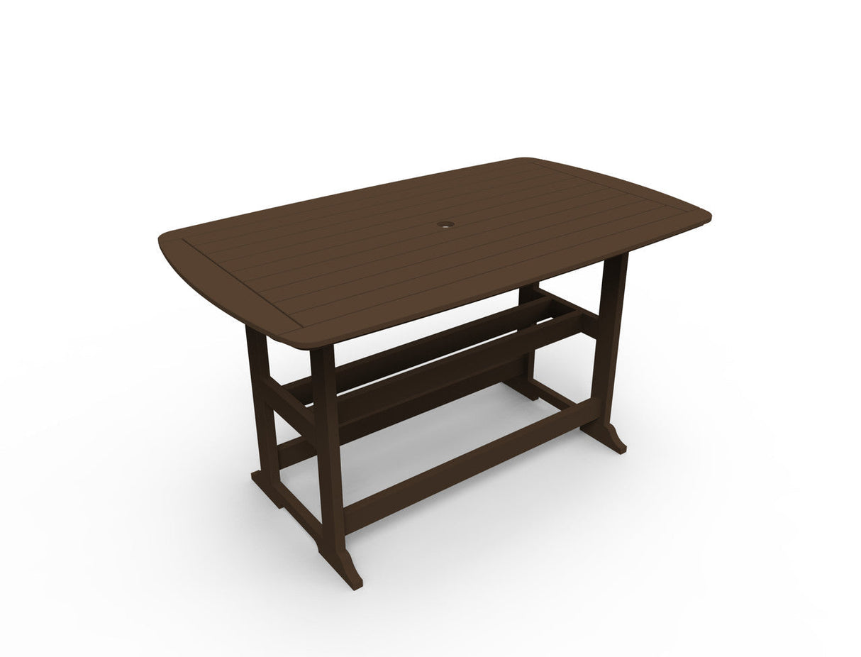 Seaside Casual Portsmouth Bar Table 42 Inch x 72