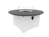 Seaside Casual Aura 50" Round Fire Table