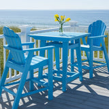 Seaside Casual 3 Piece Balcony Adirondack Collection - SC3PBAC-48 