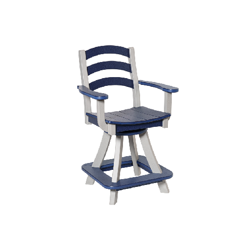 Beaver Dam Seabreak Counter Swivel Chair with Arms