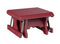 Berlin Gardens Gliding Footstool with Allochrome Brackets