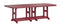 Berlin Gardens Garden Classic Standard Top 44" x 96" Rectangular Dining Table