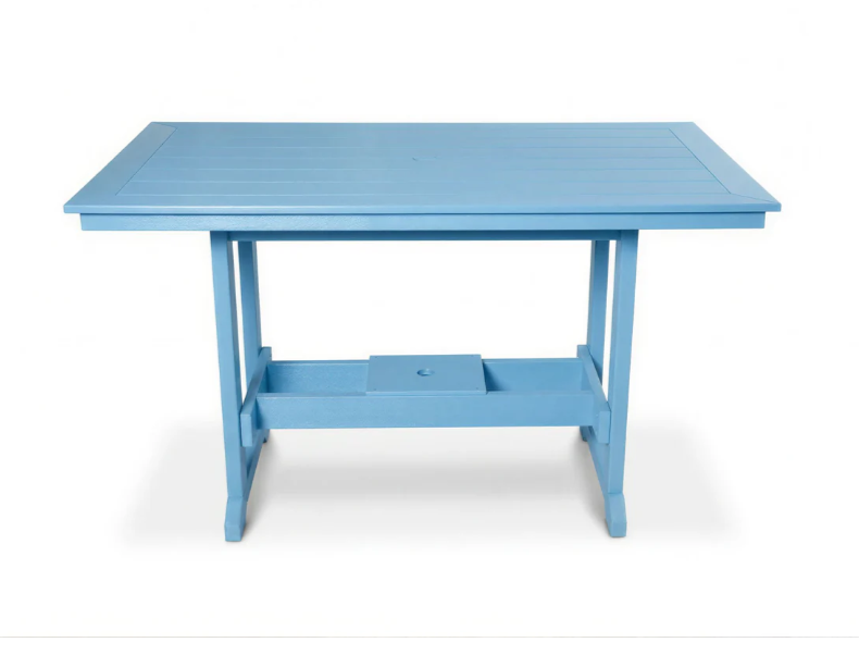 Beaver Dam Seabreak 72" Mission Rail Counter Table