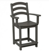 Beaver Dam Seabreak Counter Chair with Arms