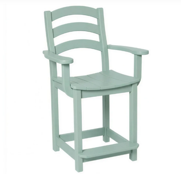 Beaver Dam Seabreak Counter Chair with Arms