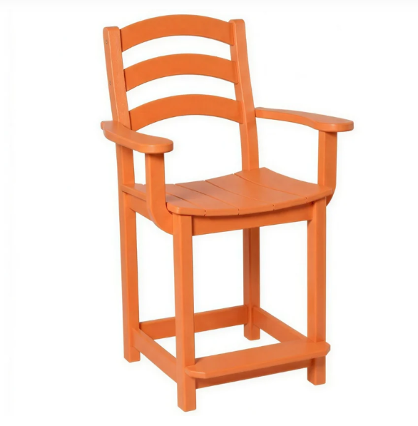 Beaver Dam Seabreak Counter Chair with Arms