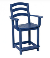 Beaver Dam Seabreak Counter Chair with Arms
