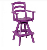 Beaver Dam Seabreak Bar Swivel Chair with Arms