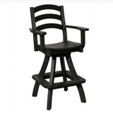 Beaver Dam Seabreak Bar Swivel Chair with Arms