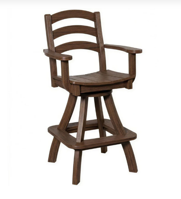 Beaver Dam Seabreak Bar Swivel Chair with Arms