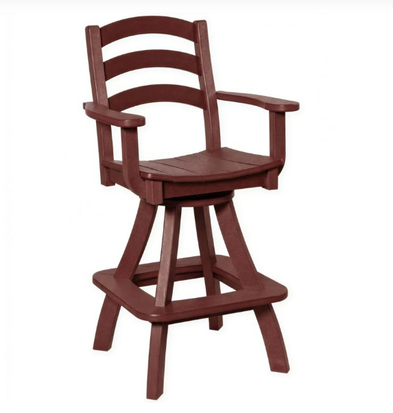 Beaver Dam Seabreak Bar Swivel Chair with Arms