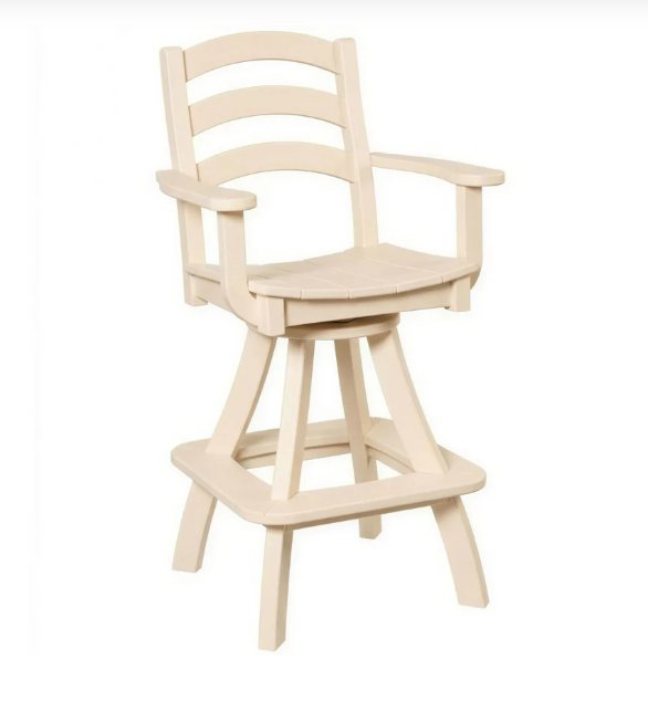Beaver Dam Seabreak Bar Swivel Chair with Arms