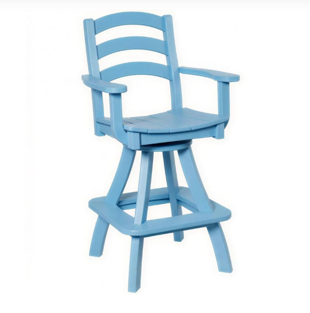 Beaver Dam Seabreak Bar Swivel Chair with Arms