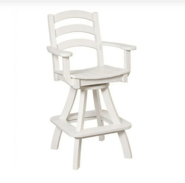 Beaver Dam Seabreak Bar Swivel Chair with Arms