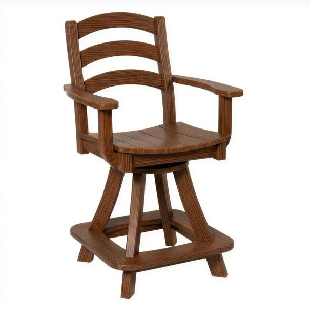 Beaver Dam Seabreak Counter Swivel Chair with Arms