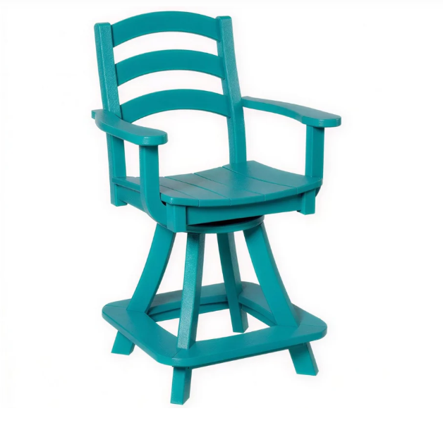 Beaver Dam Seabreak Counter Swivel Chair with Arms