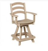 Beaver Dam Seabreak Counter Swivel Chair with Arms