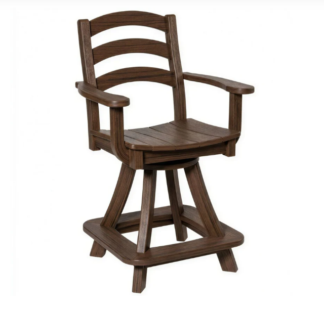 Beaver Dam Seabreak Counter Swivel Chair with Arms