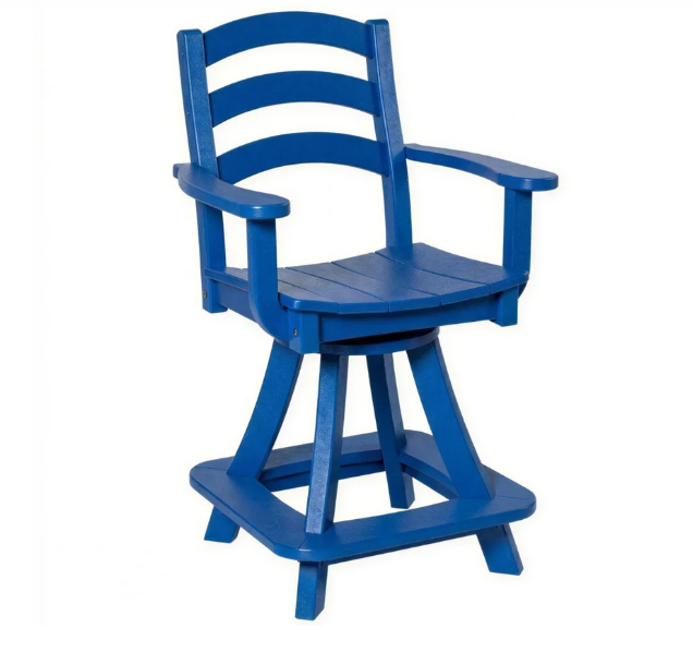 Beaver Dam Seabreak Counter Swivel Chair with Arms