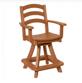 Beaver Dam Seabreak Counter Swivel Chair with Arms