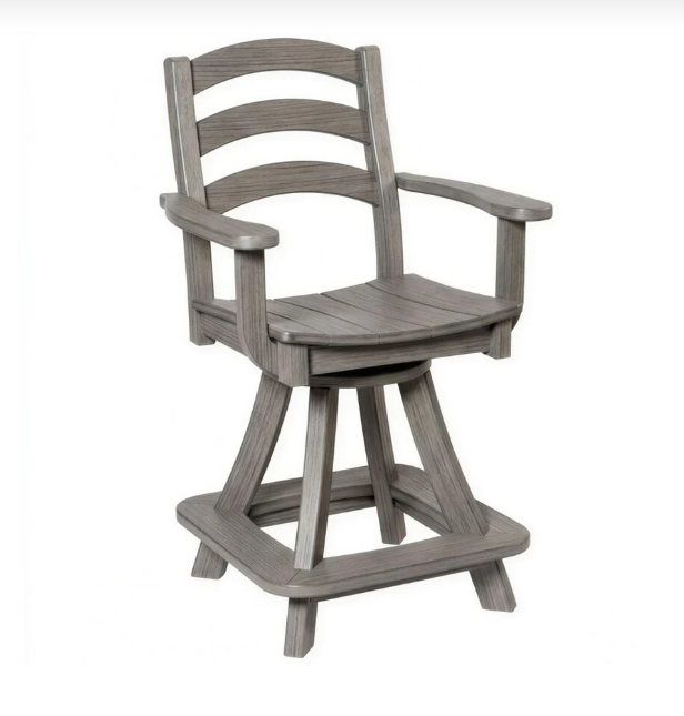 Beaver Dam Seabreak Counter Swivel Chair with Arms