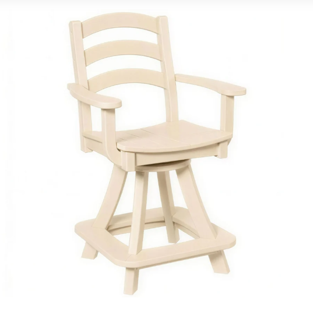 Beaver Dam Seabreak Counter Swivel Chair with Arms
