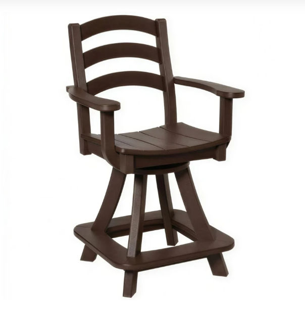 Beaver Dam Seabreak Counter Swivel Chair with Arms