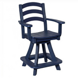 Beaver Dam Seabreak Counter Swivel Chair with Arms